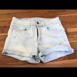 AE denim shorts